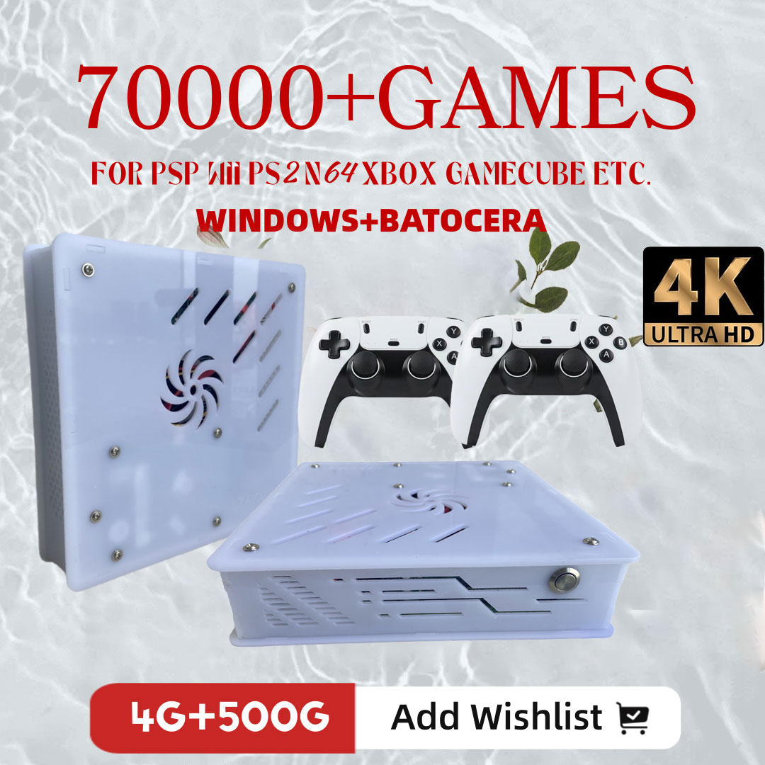 Gaming Console Chinese - 2026 Neue X8 Retro-Spielkonsole 500GB |