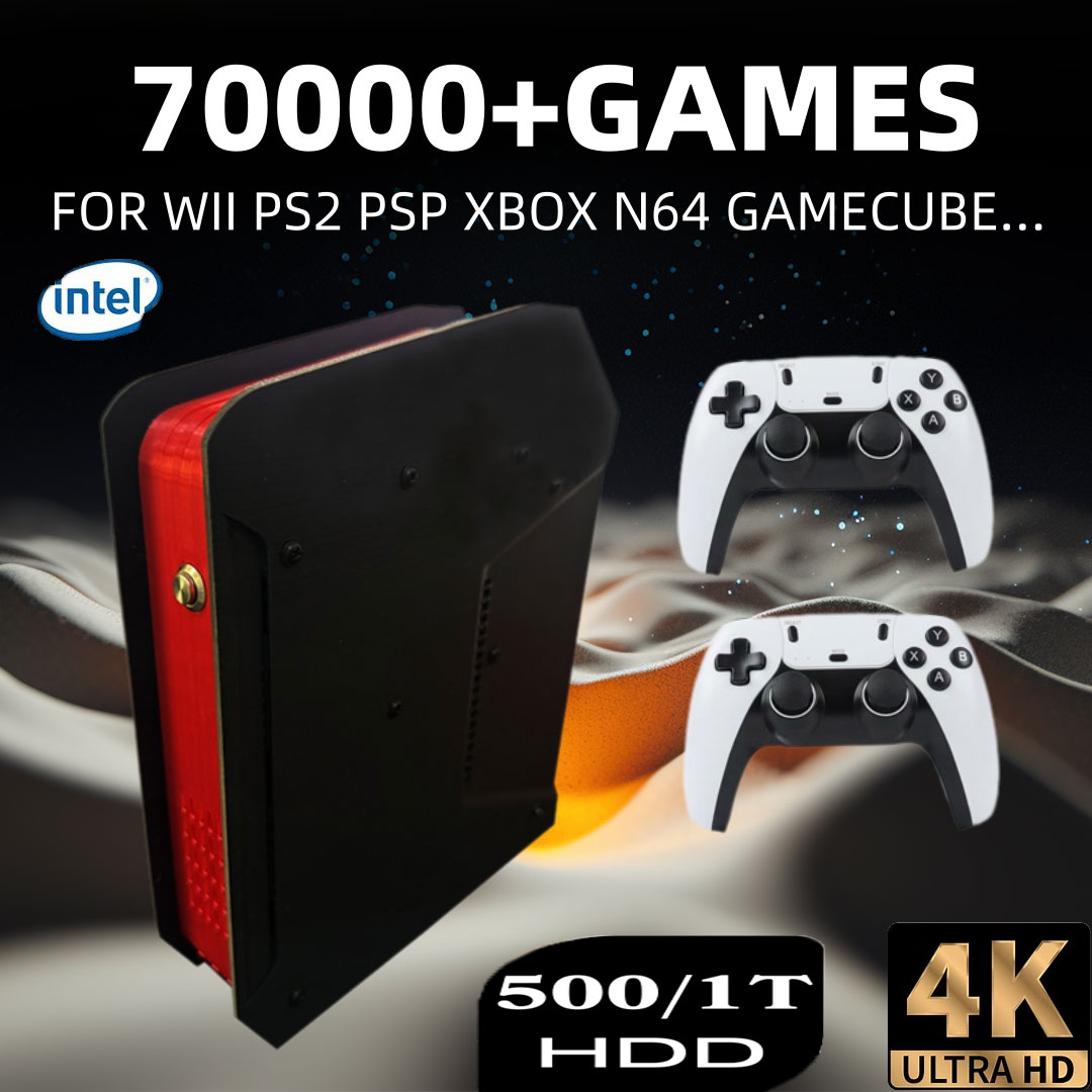 Gaming Console Chinese - X4 Retro-Videospielkonsole mit 1T Dual-System und