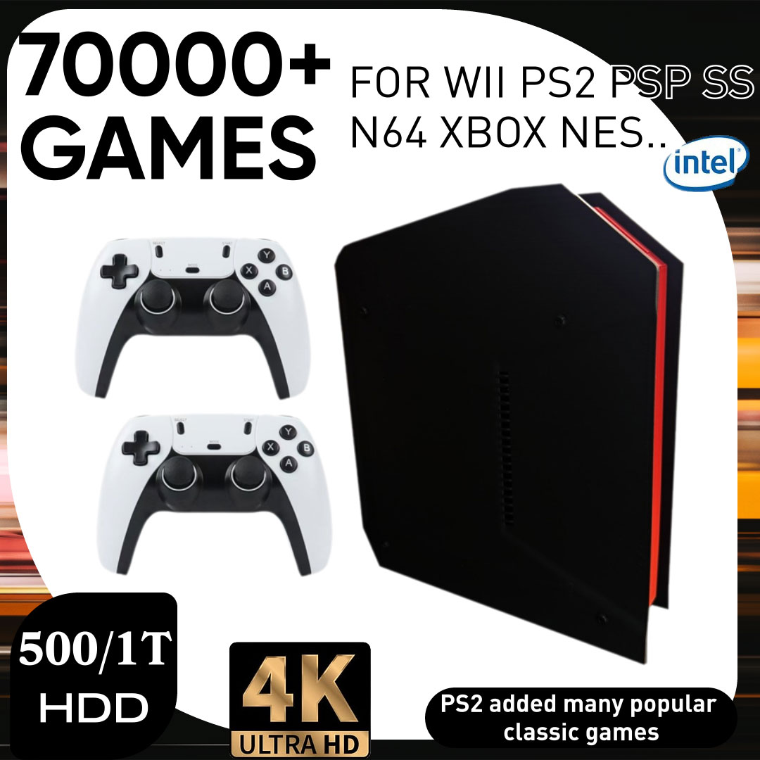 Gaming Console Chinese - X4 Retro-Videospielkonsole mit 1TB Dual-System und