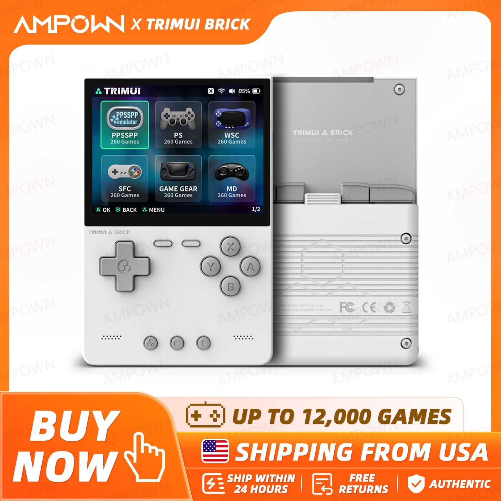 Gaming Console Chinese - TRIMUI BRICK Handheld-Spielekonsole 3,2'' IPS-Bildschirm Linux