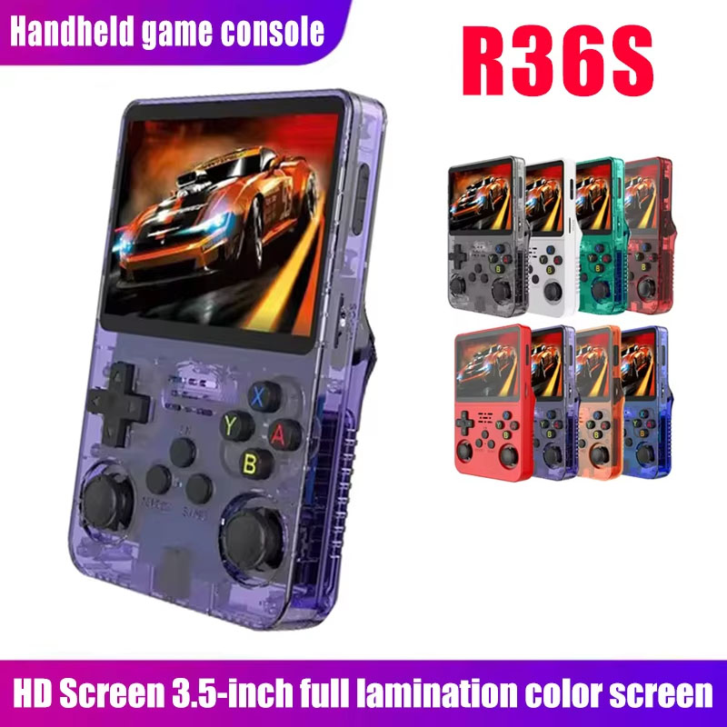 Gaming Console Chinese - R36s Neue Handheld-Spielkonsole Open-Source-Linux 3,5-Zoll-IPS-Bildschirm Handheld