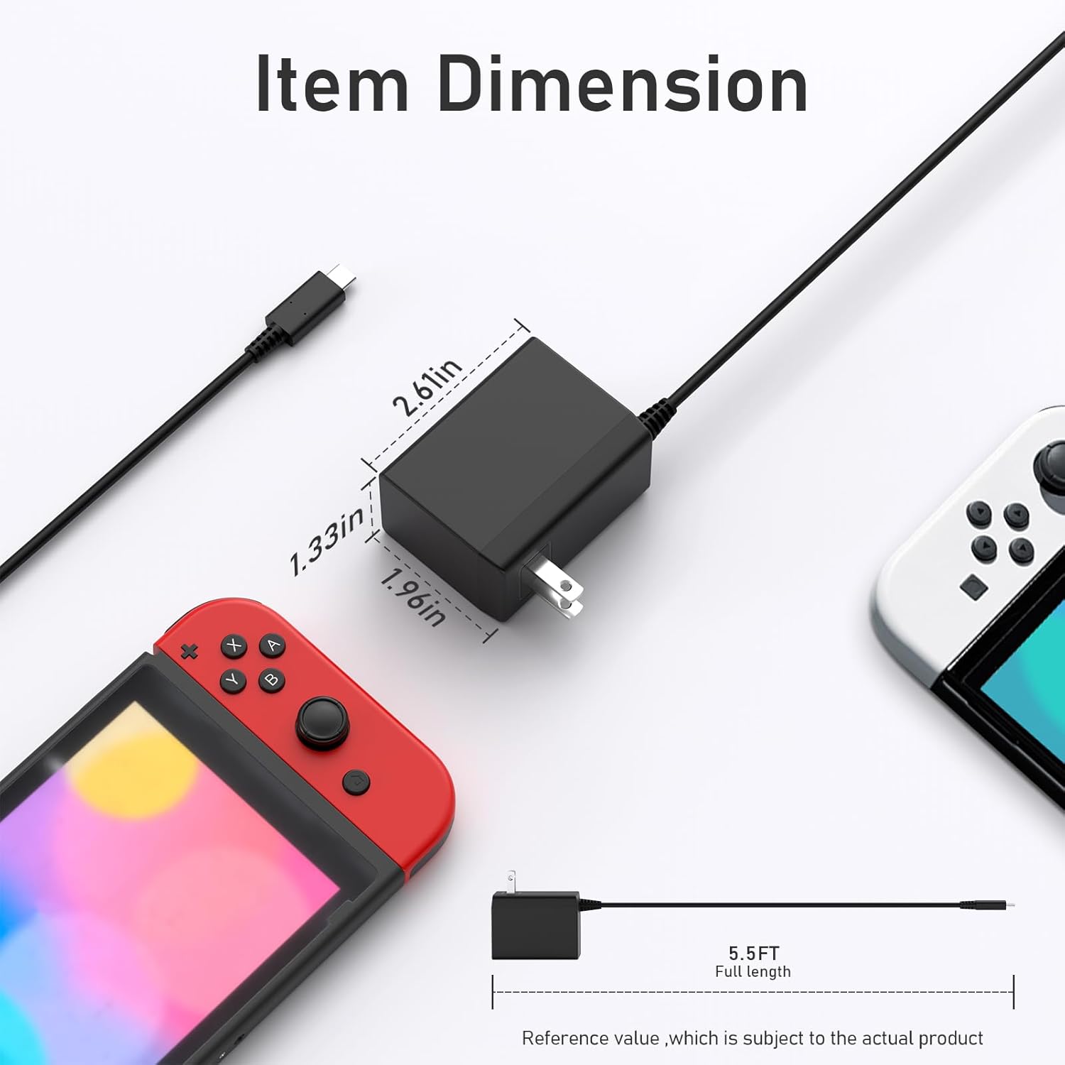 AC 100–240 V Typ-C-Ladegerät,  – Gaming Console Type Bewertung und Preis