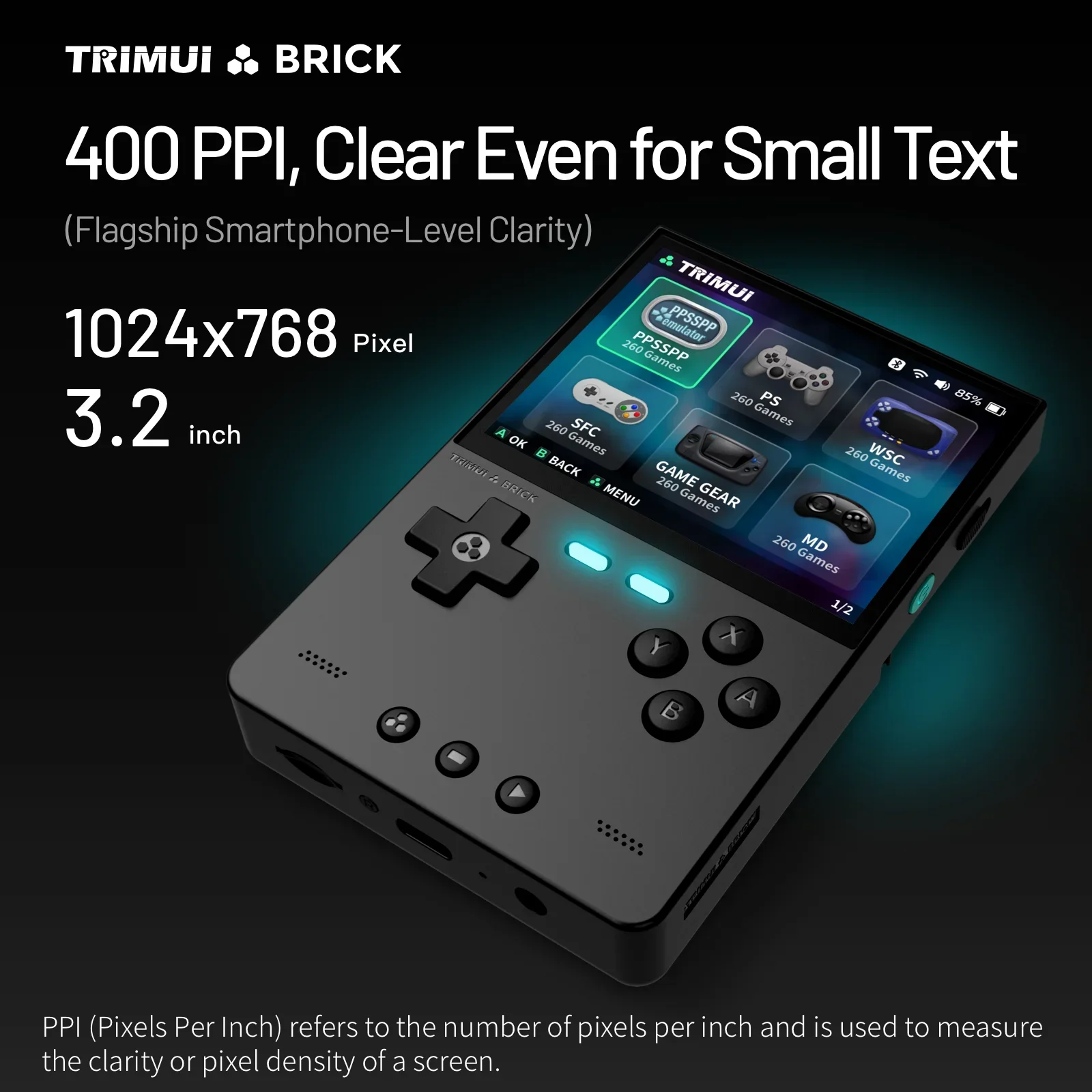 TRIMUI BRICK Handheld-Spieleko – Gaming Console Chinese Bewertung und Preis