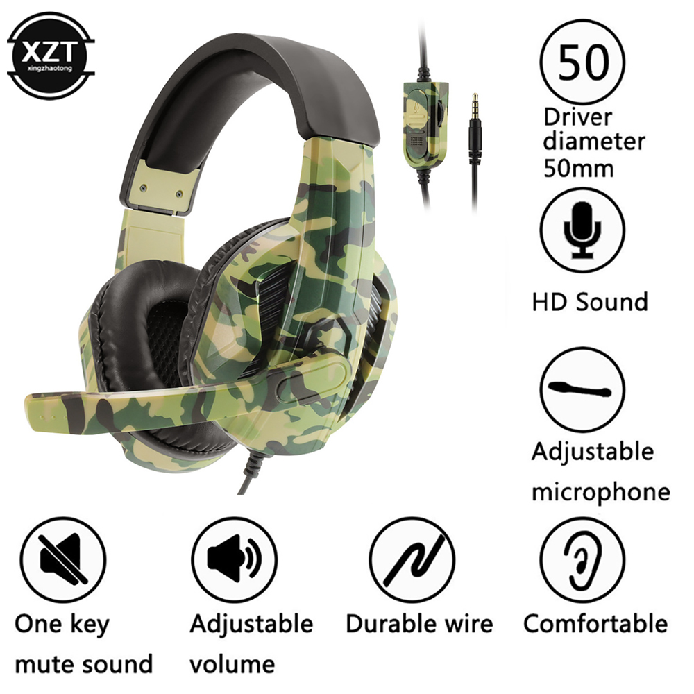 Camouflage Gaming Headset 3,5m – Gaming Console Xbox One Bewertung und Preis