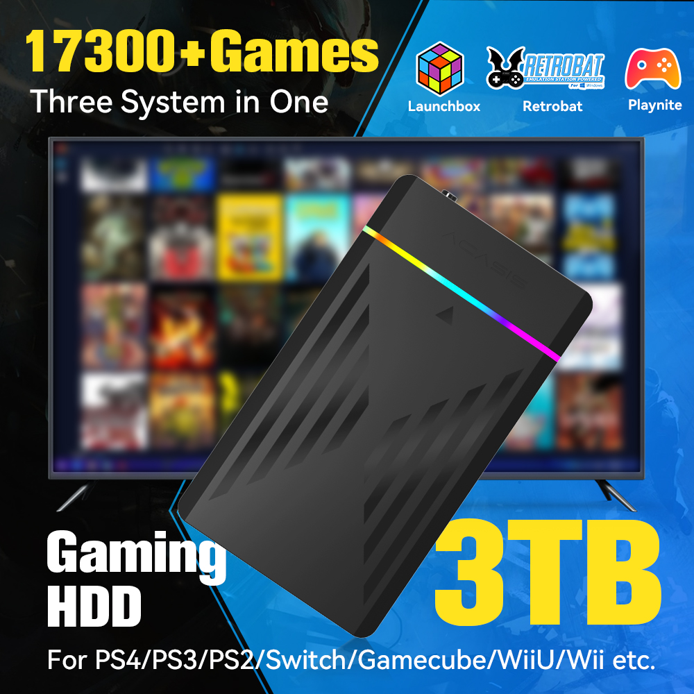 3 TB tragbare Gaming-HDD-Launc – Gaming Console Chinese Bewertung und Preis